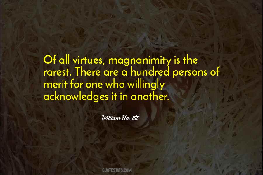 Quotes About Magnanimity #1524560