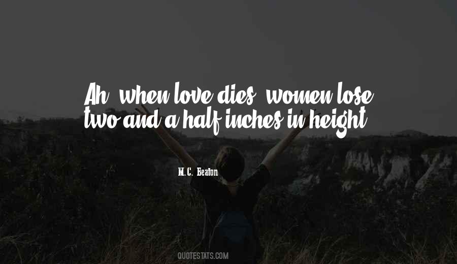 Quotes About When Love Dies #1279153