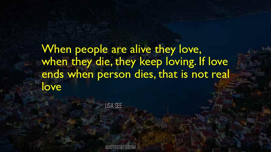 Quotes About When Love Dies #1487764