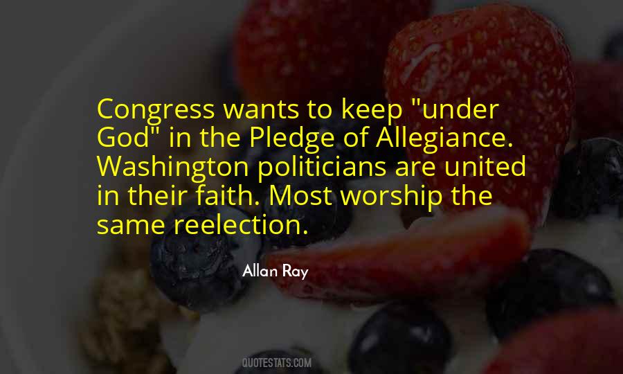 Quotes About Under God In The Pledge Of Allegiance #575218