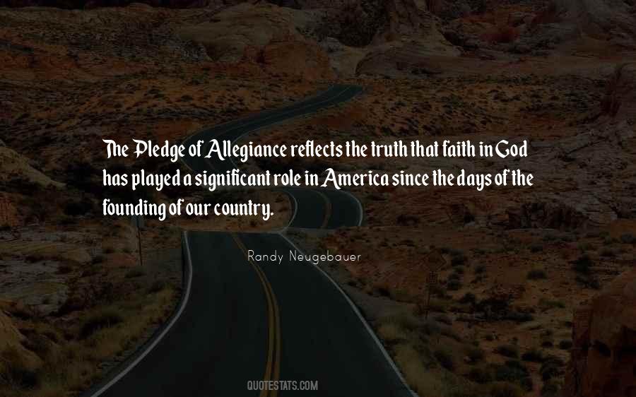 Quotes About Under God In The Pledge Of Allegiance #750045