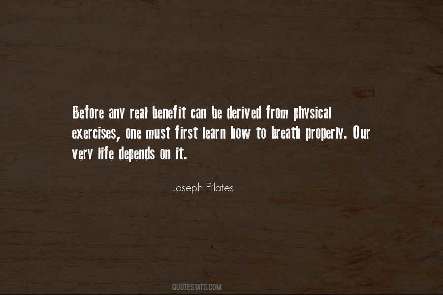 Quotes About Benefits Of Exercise #884498