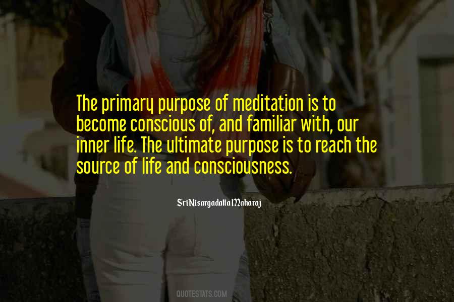 Ultimate Purpose Quotes #38075