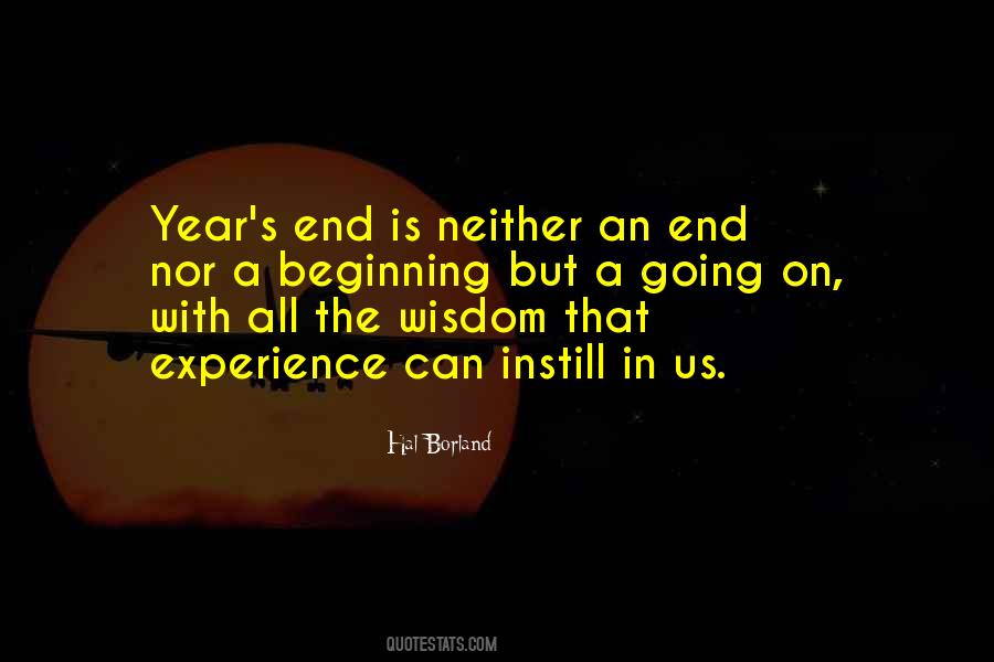 Quotes About The Year's End #359070