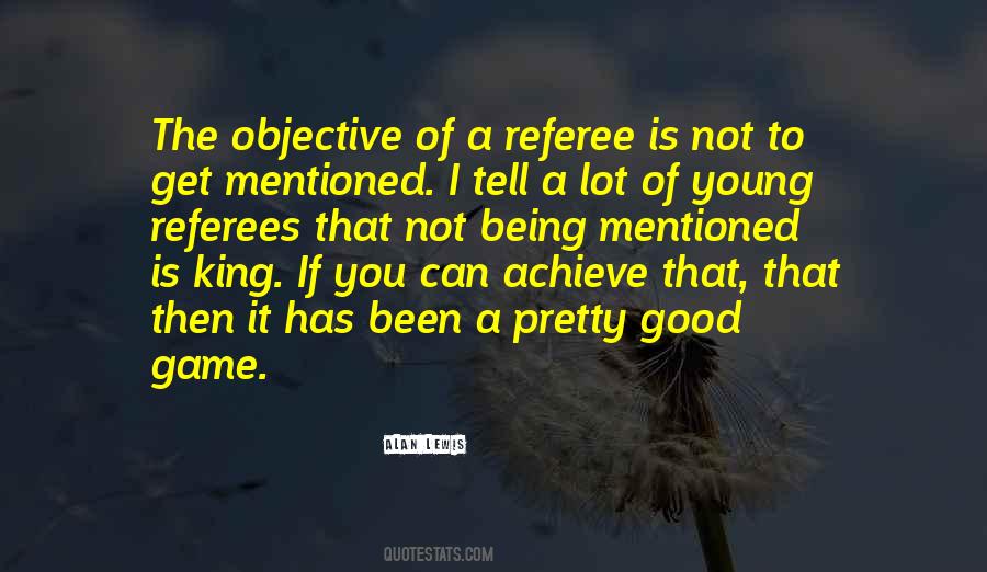 Quotes About Referee #1090454