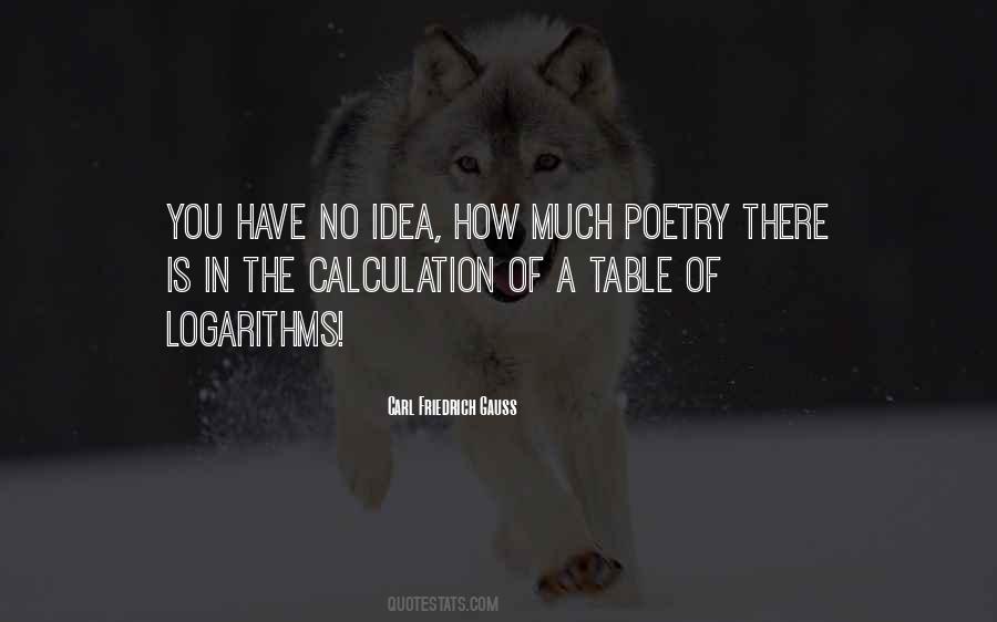 Quotes About Logarithms #1152774