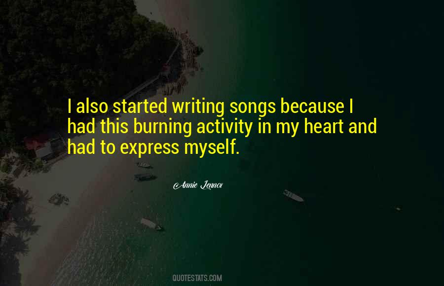 Songs From The Heart Quotes #336756