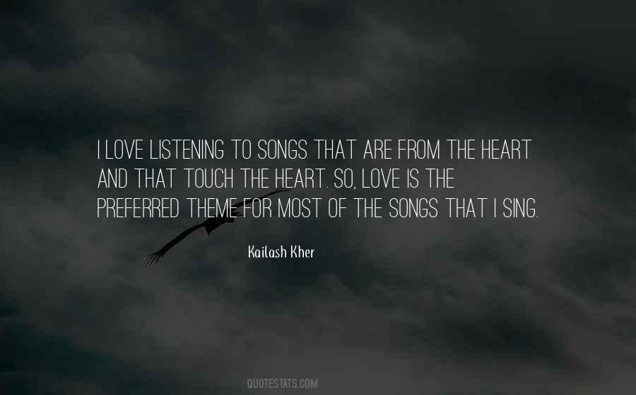 Songs From The Heart Quotes #479777