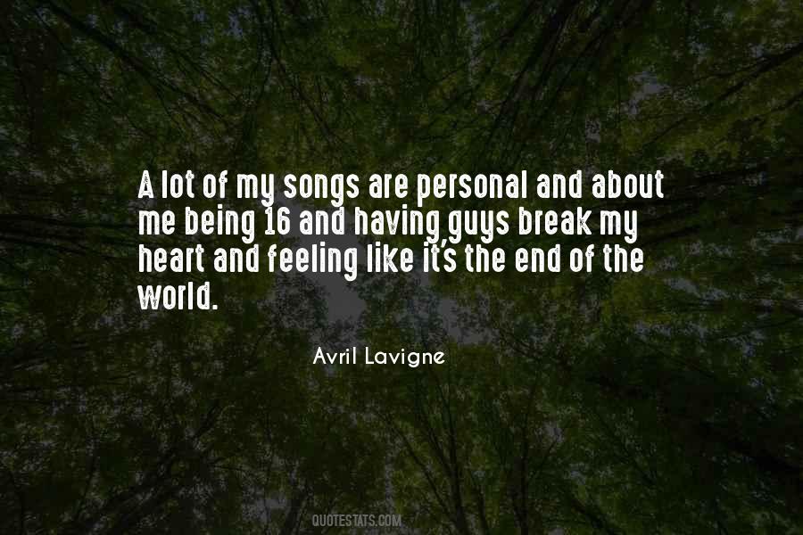 Songs From The Heart Quotes #498265