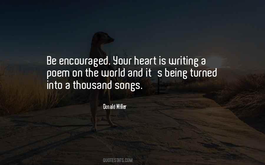 Songs From The Heart Quotes #706215