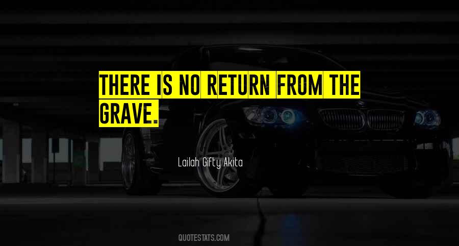 Quotes About No Return #295664