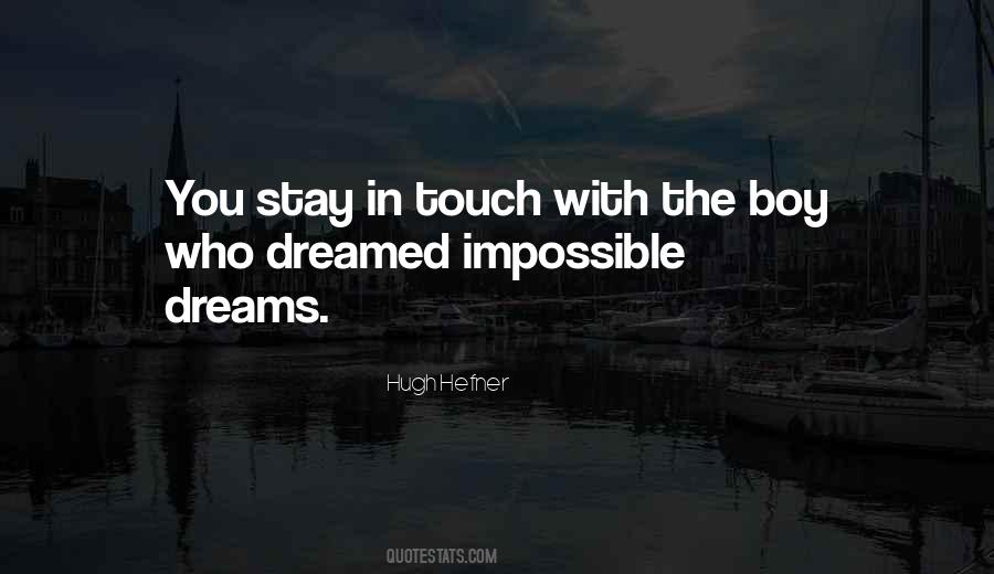 Stay In Touch Quotes #1323322