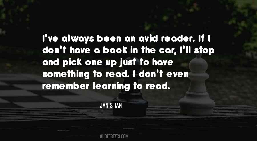 Quotes About Learning To Read #74768