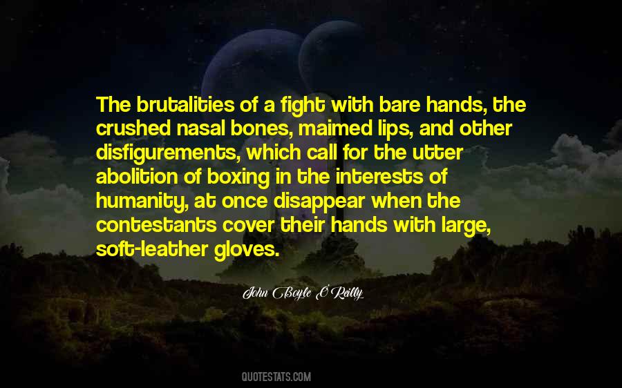 Quotes About Gloves #1233550