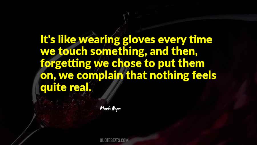 Quotes About Gloves #1599748