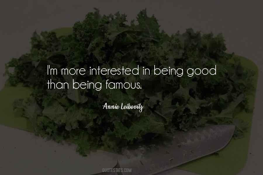 Quotes About Being Good #1244061