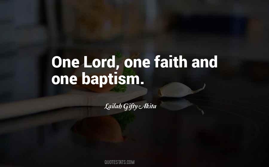 One Faith Quotes #703499