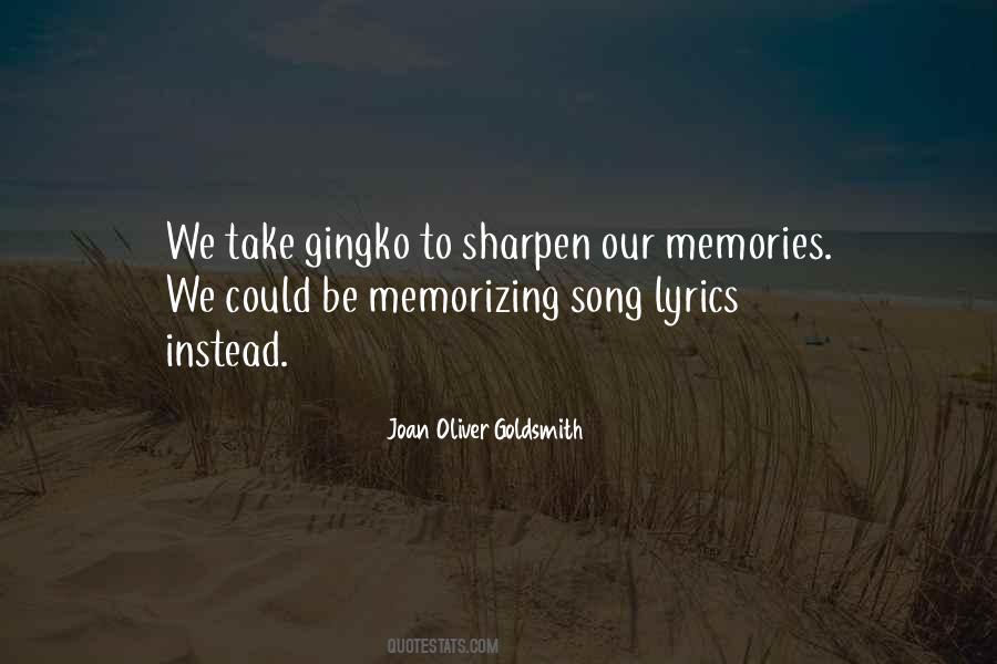 Our Memories Quotes #1345626