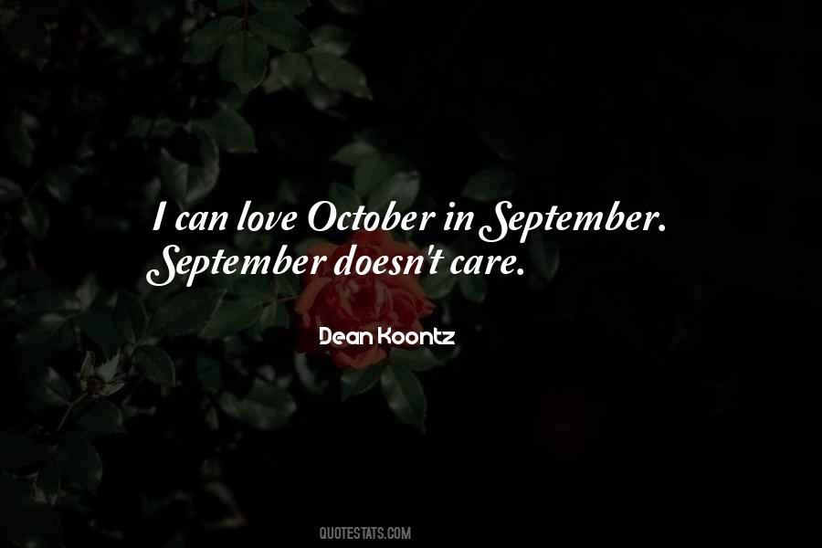 Quotes About October #1033639
