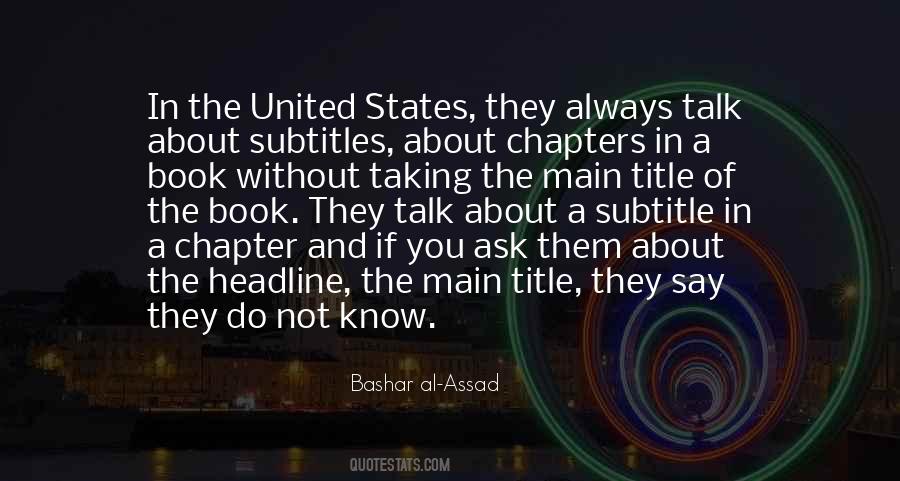 Bashar Al Quotes #1243272