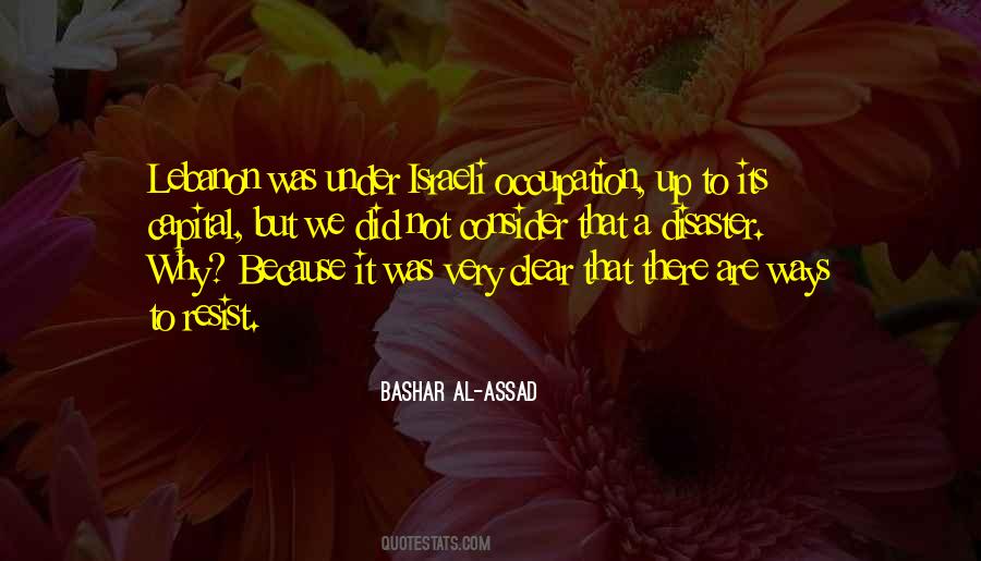 Bashar Al Quotes #1302607