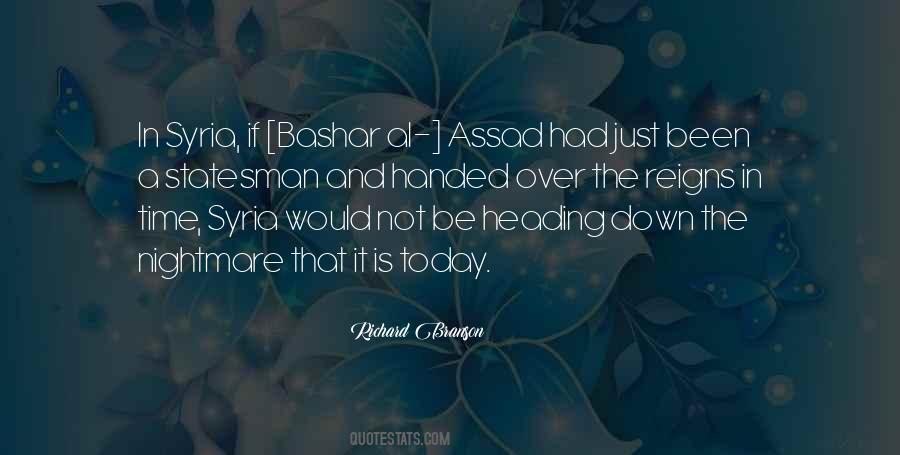 Bashar Al Quotes #1430360