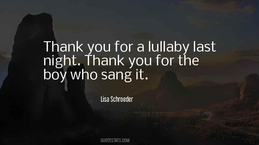 Quotes About Lullaby #392207