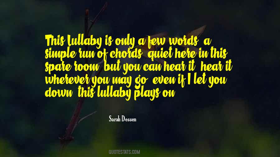 Quotes About Lullaby #629560