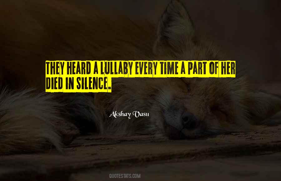 Quotes About Lullaby #941096