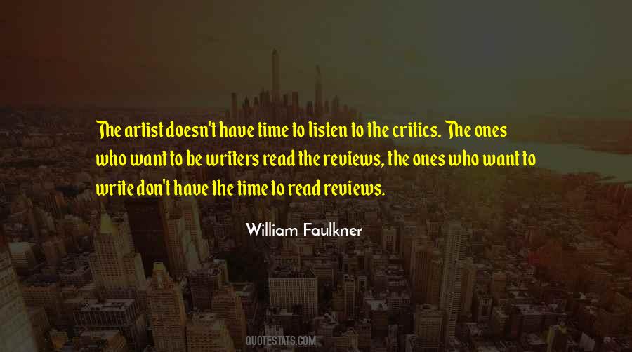 To The Critics Quotes #1177658