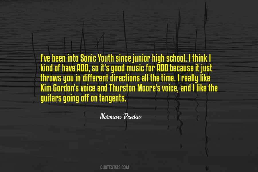 Quotes About Sonic Youth #1462372