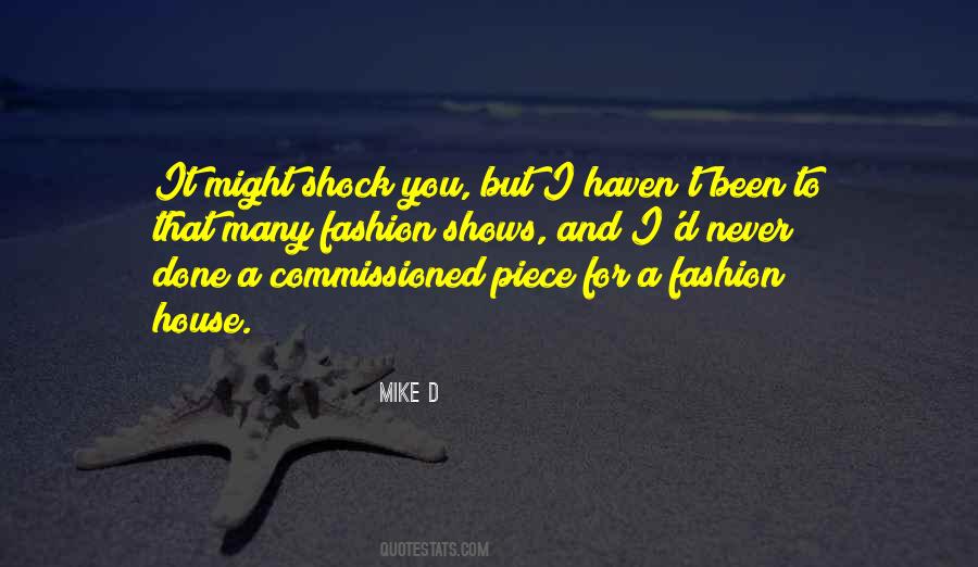 Quotes About Fashion Shows #1223460