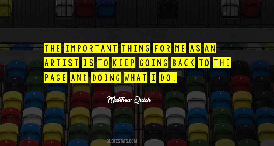 Quotes About Going Back #1050711