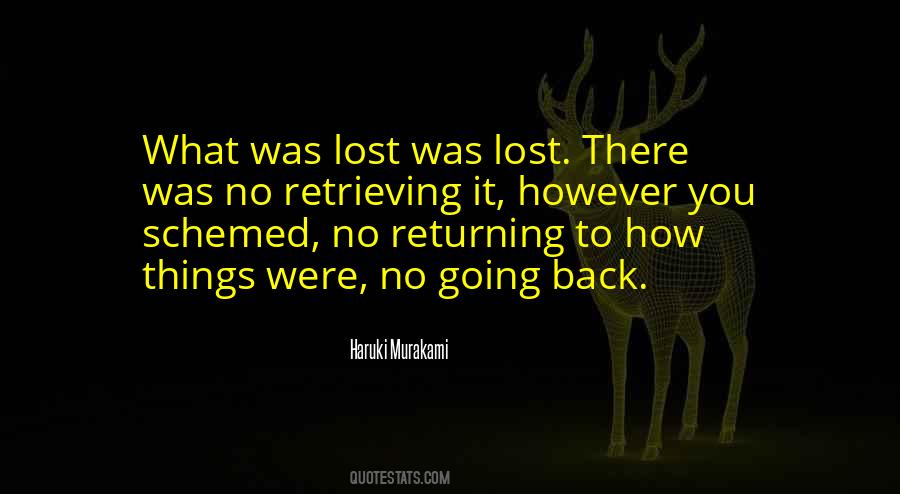 Quotes About Going Back #1396297