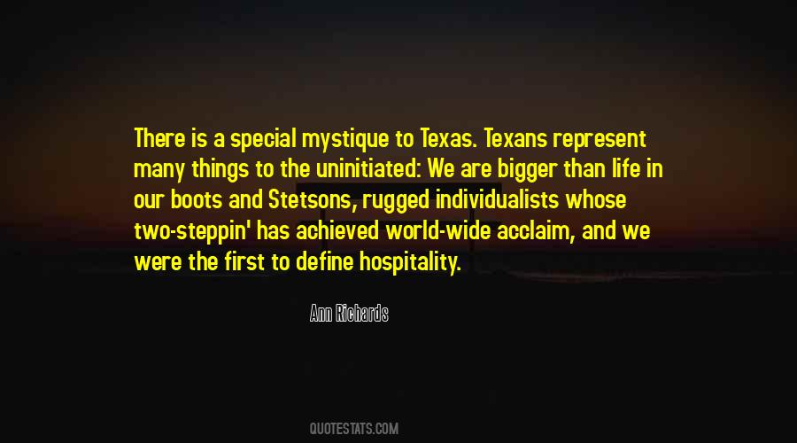 Quotes About Texans #191256