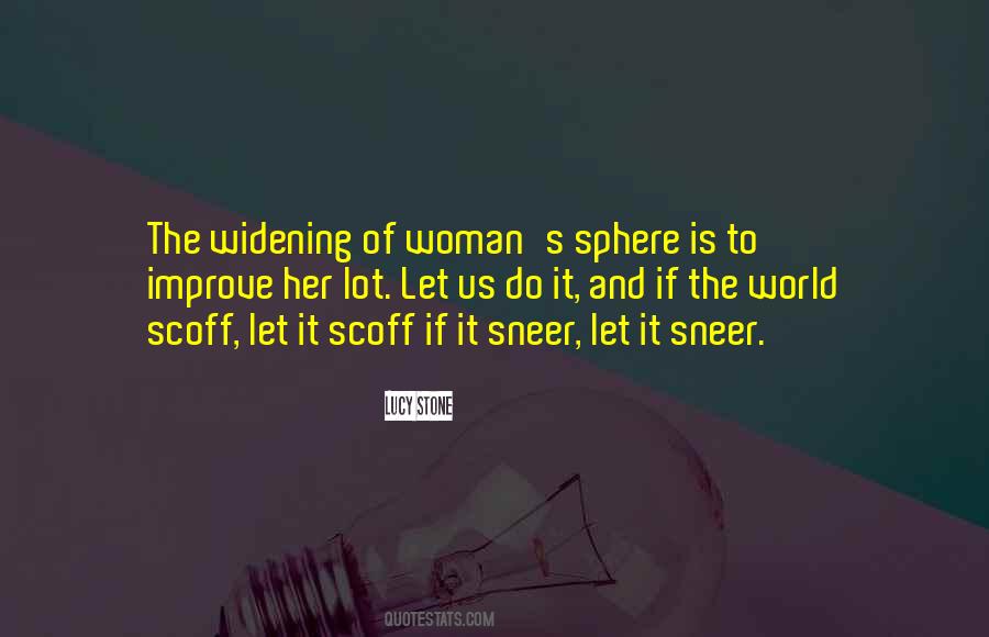 Woman Let Quotes #101059