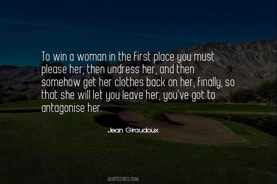 Woman Let Quotes #120282