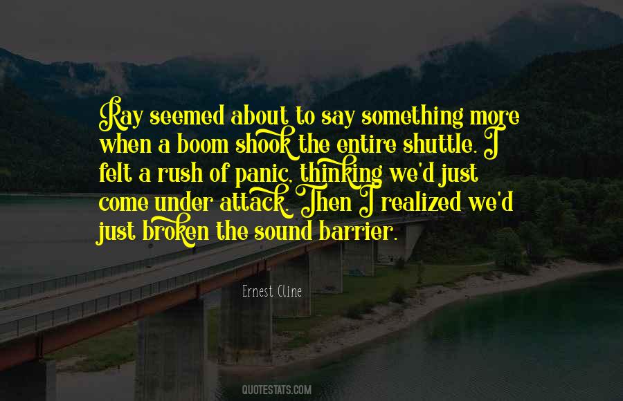 Quotes About Sound Barrier #587710