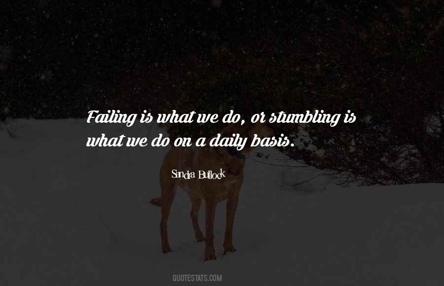 Quotes About Stumbling #24138