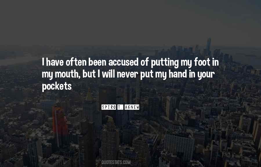 Quotes About Hands In Pockets #1711174