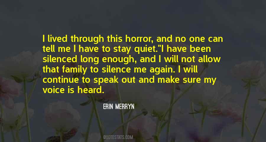 Silence Can Speak Quotes #638497