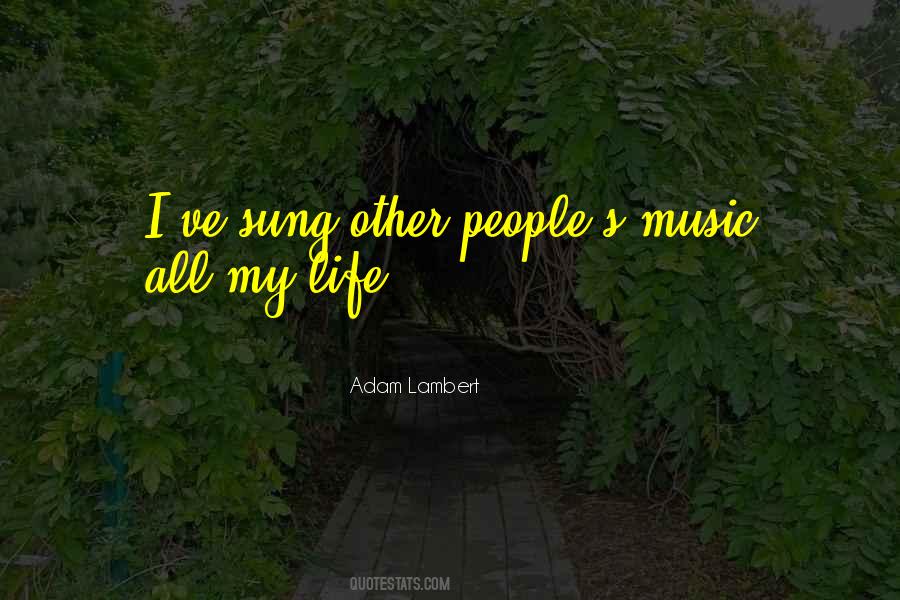 Music My Life Quotes #164592