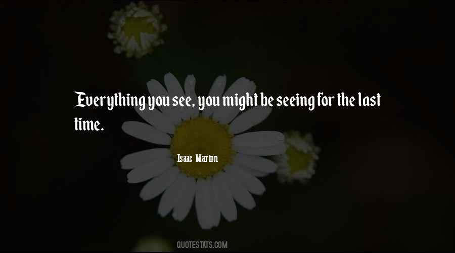 Quotes About Seeing Someone For The Last Time #1582277
