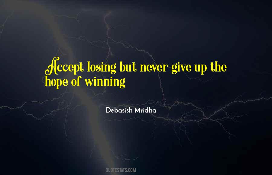 Quotes About Losing All Hope #1221543