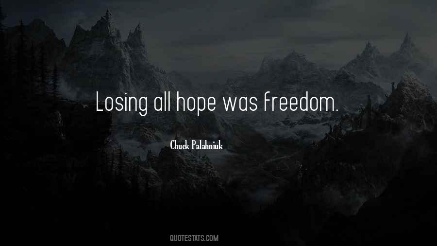 Quotes About Losing All Hope #819804