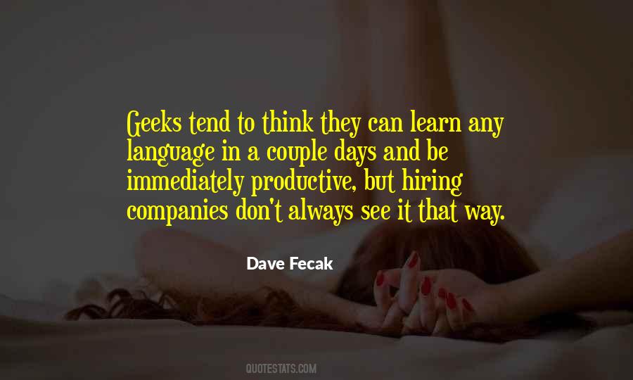 Quotes About Geeks #1338225