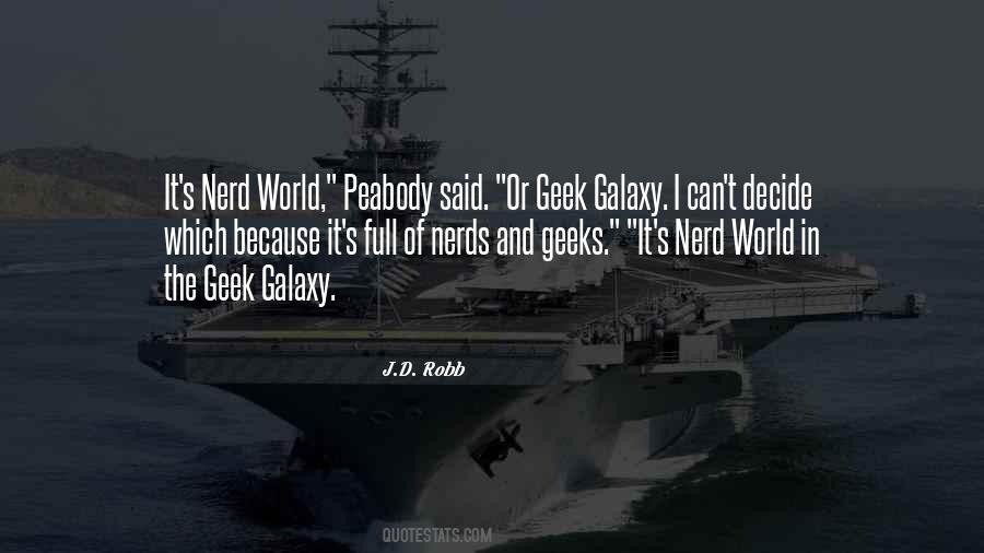 Quotes About Geeks #52788