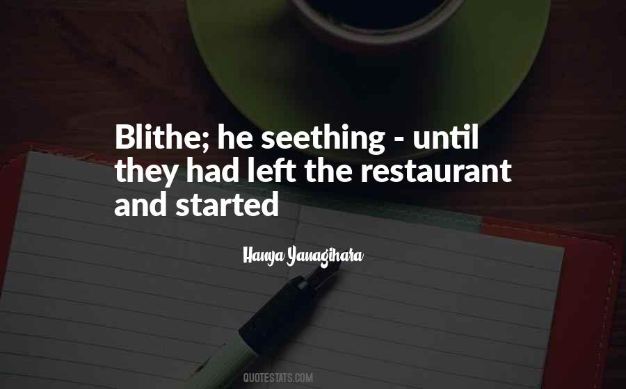 Quotes About Blithe #1025953