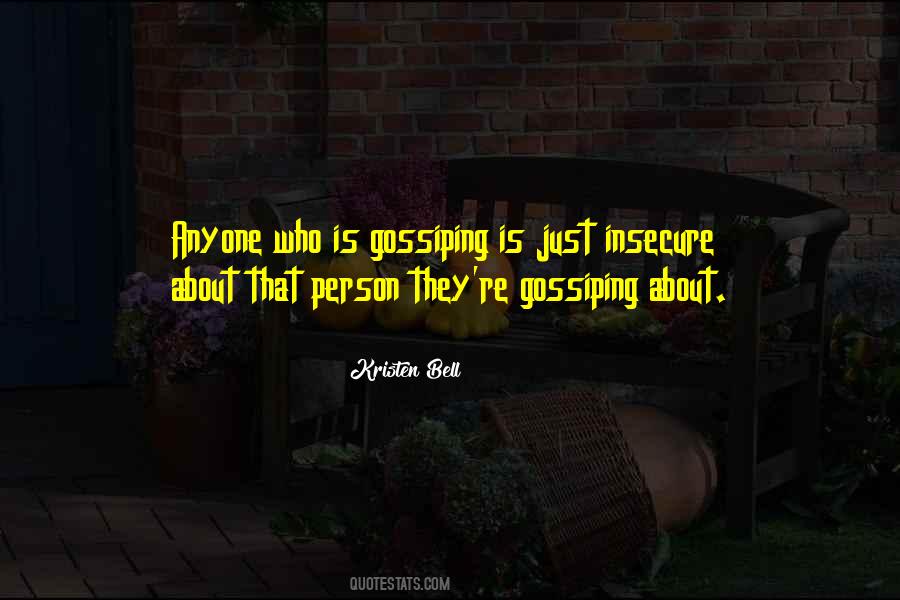 Quotes About Insecure Person #1763211