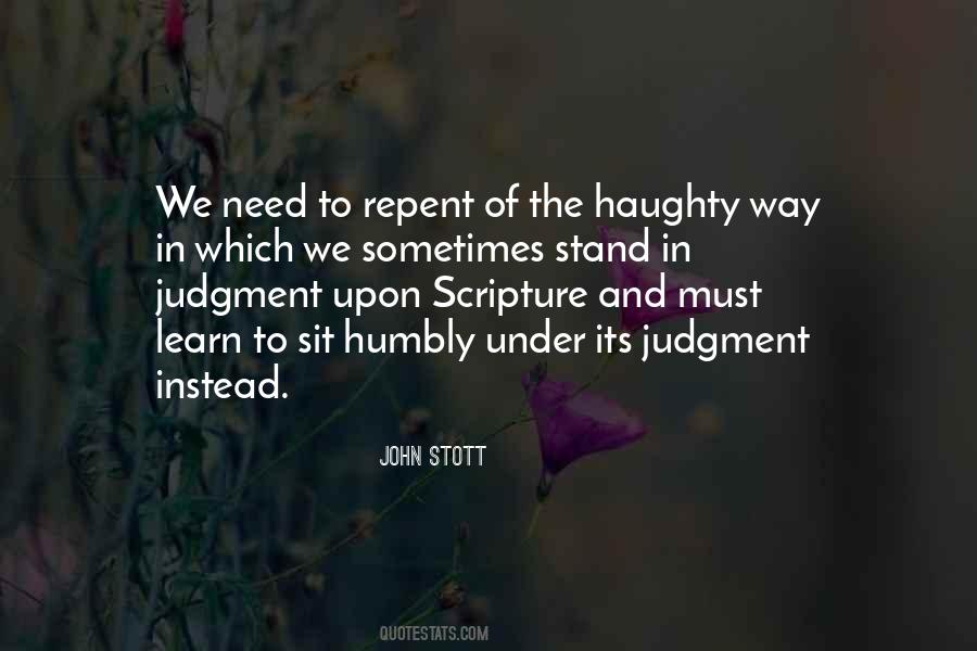 Quotes About Judgment In The Bible #1773404